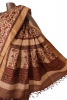 Pure Floral Zari Tussar Silk Saree